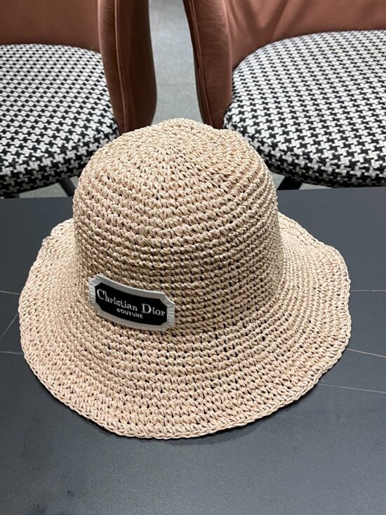 Dior Beige Crochet Bucket Hat main image 6
